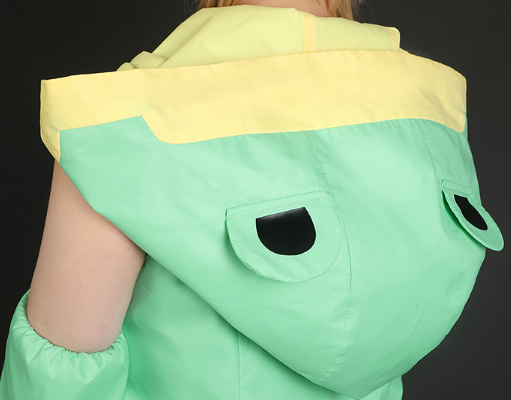 Lardoo Shugo Chara Cosplay Costume Anime Shugo Chara Cosplay Cute Frog Raincoat Dress