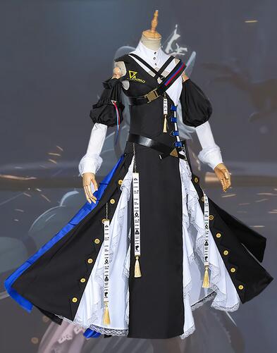 Game Arknights Cosplay Specter the Unchained Costume Women Fancy Dress Party Suit With Hat Halloween Carnival Uniforms