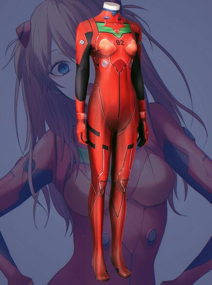 Girl Anime Ayanami Rei Cosplay Costume Asuka Langley Soryu Jumpsuits Women Eva Top Warrior Halloween Zentai Suit Bodysuit