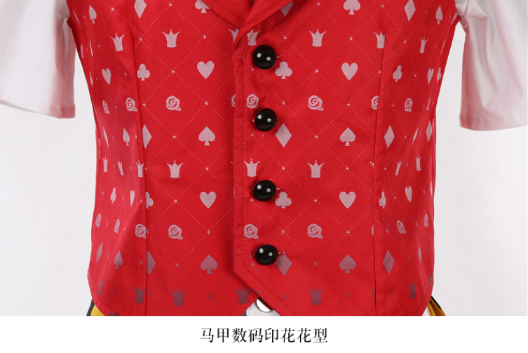 Game Twisted Wonderland Diasomni HEARTSLABYUL riddle ace trey deuce Cosplay Costume Red New Outfit