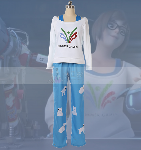 Overwatch Mei-Ling Zhou Cosplay Costume Carnival Halloween Christmas Party Clothing