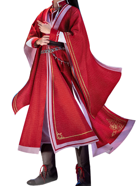 DokiDoki-SR Anime Tian Guan Ci Fu Cosplay Hua Cheng San Lang Ver Red Costume Heaven Official's Bless HuaCheng Cosplay