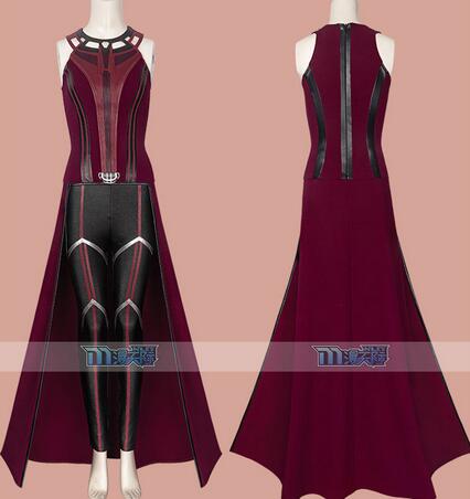 Scarlet Witch Cosplay Costume Wanda Vision Cosplay Costume Halloween Female Version Superhero Clothes