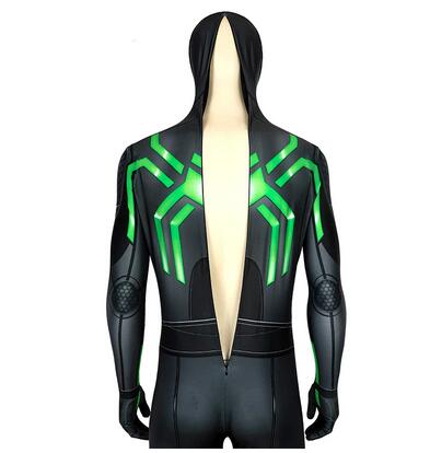 Movie Spider Man PS4 Cosplay Costume Spiderman Stealth Big Time Suit Adult Bodysuit 3D Printed Stretch Suit Halloween Cosplay