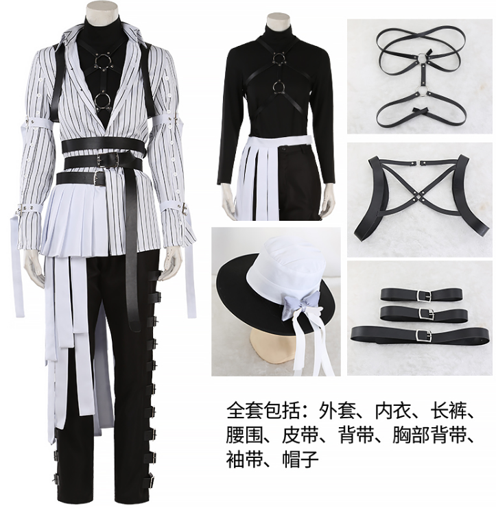 Anime Twisted-Wonderland Azul Jade Floyd Of Octavinelle Halloween Fashion Uniform Cosplay Costume Suit H