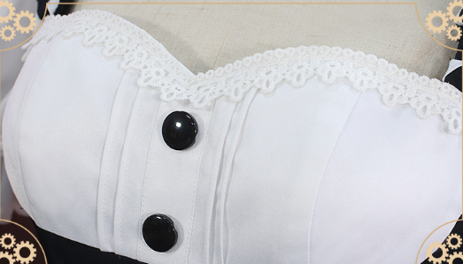 Anime Date A Live Cosplay Tokisaki Kurumi Maid Dress Cosplay Costume Halloween Costumes