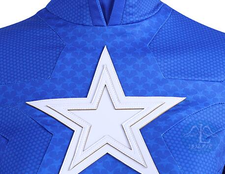 Superhero Stargirl Courtney Whitmore Cosplay Costume Halloween Sexy Outfit Custom Made Star Girl Uniform Blue Bodysuit