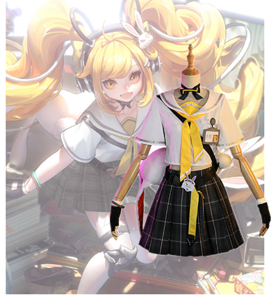 King Of Glory Cos Angela Adventures Comics Girls Games Anime Clothes Cute Sweet Jk Uniforms Daily Wear Women Event Party