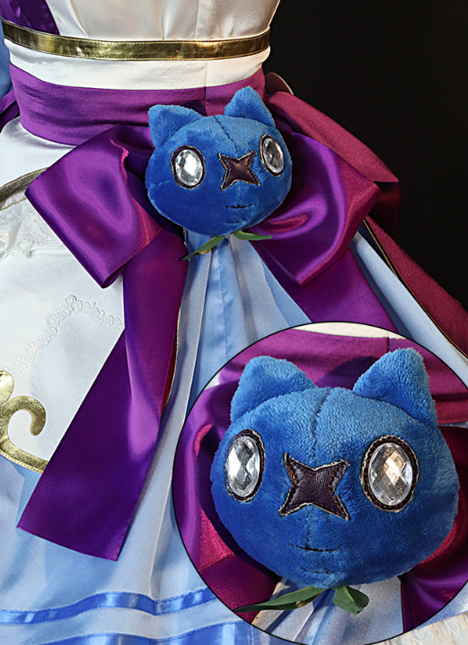 LOL Gwen Cosplay Costume Game Cafe Cuties Gwen Maid Cosplay Costume Maid Dress Lolita Dress for Women Girls