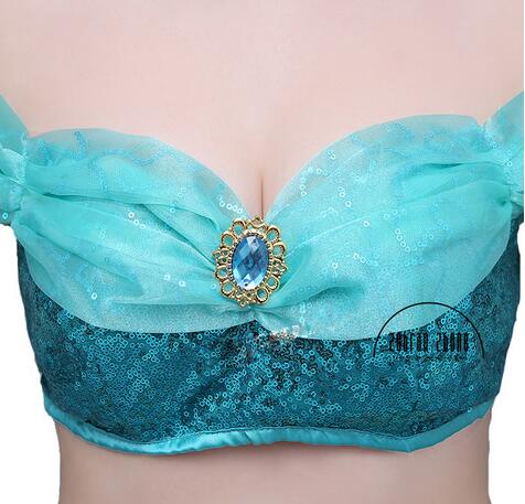 New Style Jasmine Princess Cosplay Costume For Adult Women Girls Halloween Party Custom Made