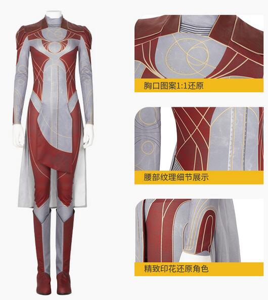 Eternals Makkari Cosplay Costume Superhero Cosplay Jumpsuit with Shoes Full Set Bodysuit Adult Women Anime Halloween Costume