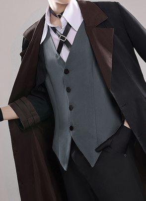 Anime Bungo Stray Dogs Cosplay Nakahara Chuya Cosplay Costume Uniform Anime Bungo Stray Dogs Nakahara Chuya