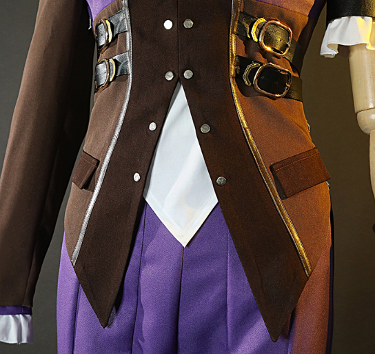 Anime Game LOL Caitlyn Violet Battle Of Two Cities Suit Daily Uniform Cosplay Costume Halloween Women Caitlyn Kiramman