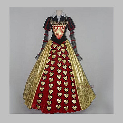 Movie Custom Made High Quality Alice Cosplay Costume The Red Queen Costume Dress
