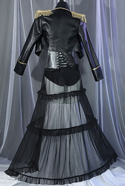 CoCos-SS Anime My Dress Up Darling Marin Kitagawa Military Uniform Black Lobelia Cosplay Marin Kitagawa Costume with Cosplay Wig