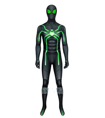 Movie Spider Man PS4 Cosplay Costume Spiderman Stealth Big Time Suit Adult Bodysuit 3D Printed Stretch Suit Halloween Cosplay