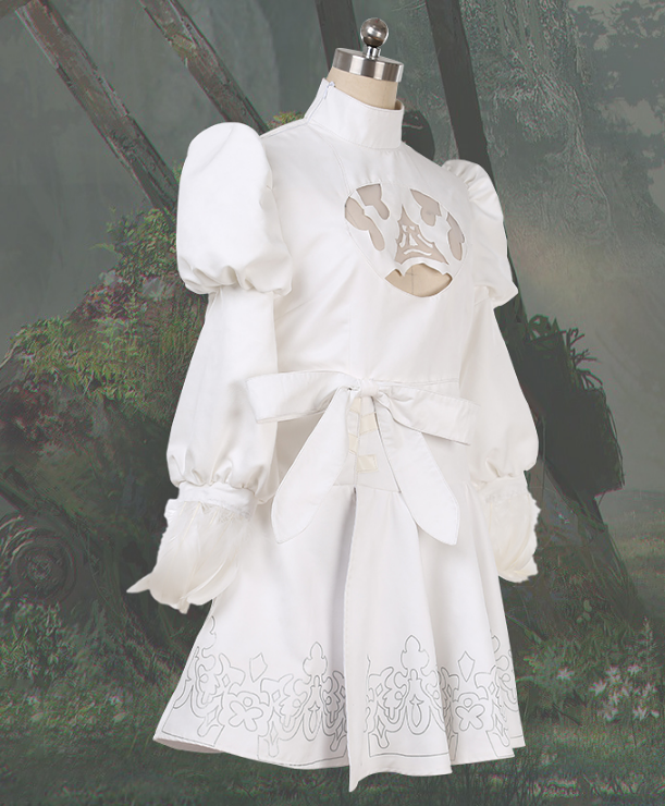 Athemis NieR Automata Cosplay Costumes YoRHa No. 2 Type B Cosplay Costume 2b Set White Black Red Set Custom Made Size