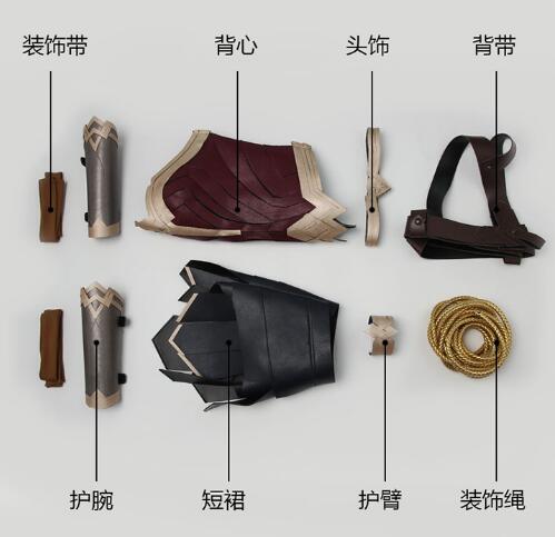 Halloween Superheroine WW84 Cosplay Diana Prince Costume 1984 Battle Suit Sexy Bodice Skirt Fancy Party Princess Outfit