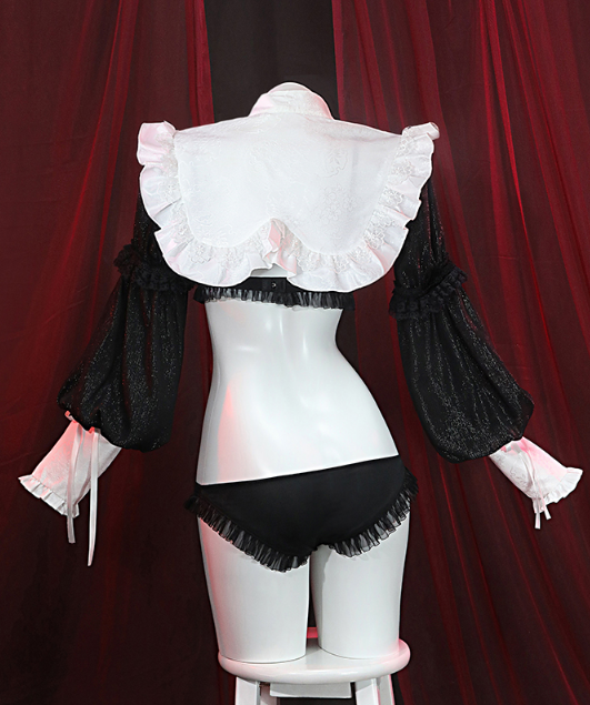 Kitagawa Little Devil Cosplay Costume Wig My Dress-Up Darling Cute Sexy Women Anime Headwear Wing Horn Accessories Full Set