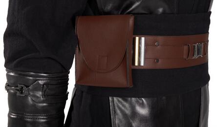 Anakin Skywalker Cosplay Costume Star Superhero Wars Costume Outfit with Black Long Cloak Adult Men Cosplay Costume Custom Size