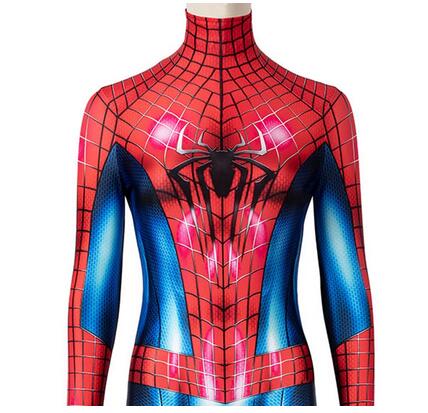 The Amazing Spider-man 2 Print Bodysuit Peter Parker Cosplay Spiderman Costume in Movie Halloween Adult Costume