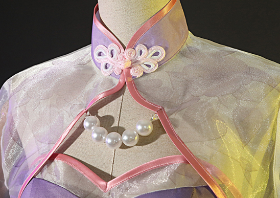 Honor Of Kings Cos Wang Zhao Jun Qixi Qiqiao Weaving Character Cosplay Ancient Style Cheongsam Game Costume Female Gift