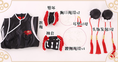 Anime Date A Live Cosplay Tokisaki Kurumi Cosplay Costume Tokisaki Kurumi Cheongsam Halloween Costumes