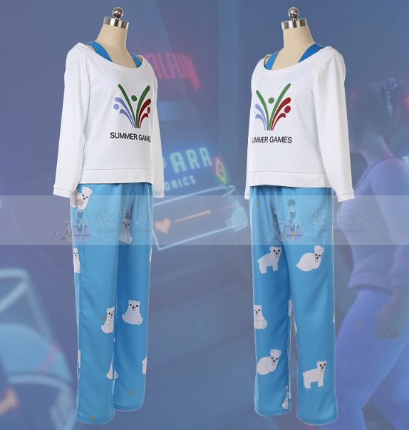 Overwatch Mei-Ling Zhou Cosplay Costume Carnival Halloween Christmas Party Clothing