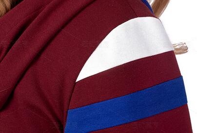 Scarlet Witch Hoodie in Wanda Vision Cosplay Costume Zip Up Jacket Coat Halloween Carnival Suit