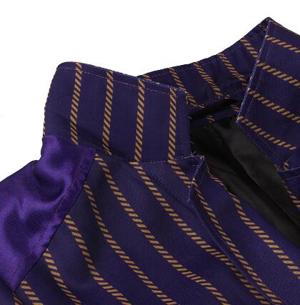 Halloween Carnival Bat Arkham Cosplay Joker Costume Custom Made Adult Men Knight Classic Joker Outfit