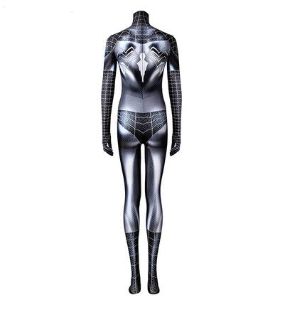 Comic Black Cat Cosplay Woman Spiderman Cosplay 3D Printed Jumpsuits Halloween Costume for Women Superhero Costume