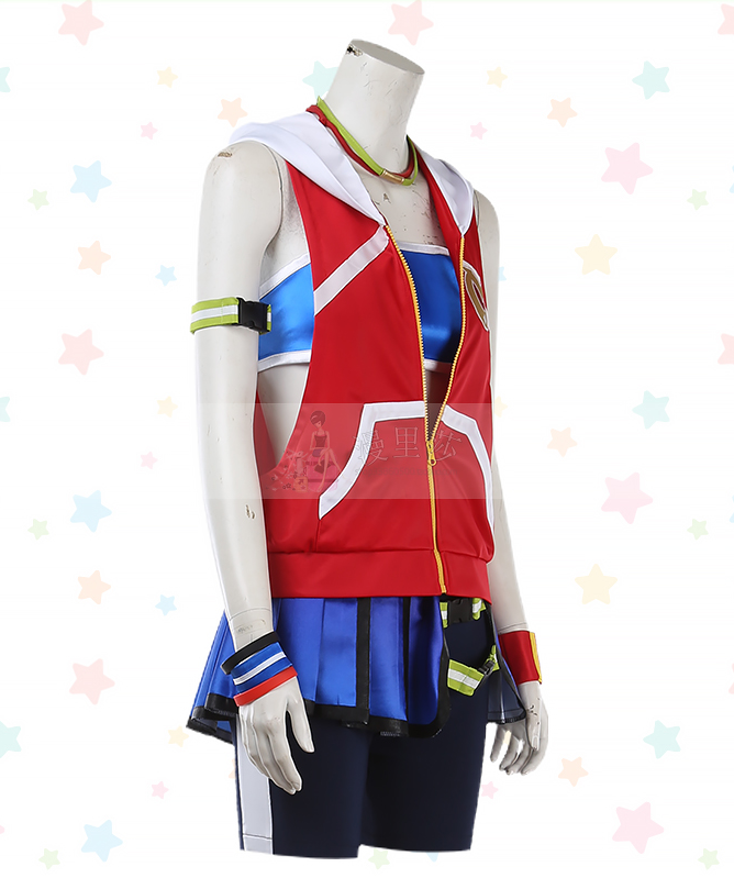Anime Umamusume: Pretty Derby Winning Ticket Cosplay Costume Outfits Halloween Carnival Women Red Suit
