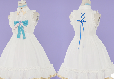 Anime VTuber Hololive Kagura Nana Artist Lolita Uniform Dress Cute Suit Cosplay Costume Women Halloween Free Shipping 2020 New.