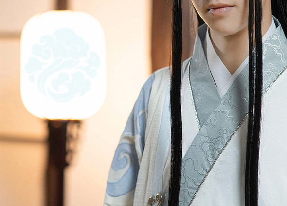 DokiDoki-SR Anime Dao Mo To Shi Cosplay Costume Lan Wangji Men Lan Wang Ji Mo Dao Zu Shi Cosplay Anime Ancient Costume