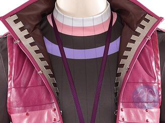 Xenoblade Chronicles Shulk Cosplay Costume Adult Halloween Game Outfit Custom Made Any Size Red Leather Jacket