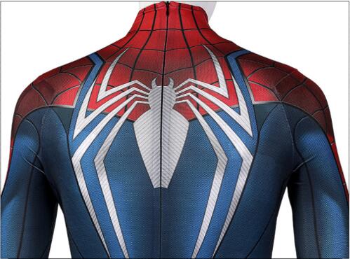 From movie Advanced Version Movie Iron costume Cosplay 3D Print Spandex Homecoming Costume Bodysuit Halloween cosplay Jumpsuit