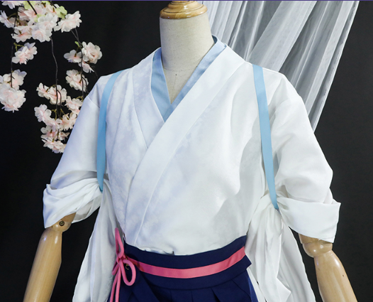 Game Genshin Impact Kamisato Ayaka Cosplay Costume Ayaka Kamisato Cosplay Kimono Women's Kendou Suit Genshin Impact Costume