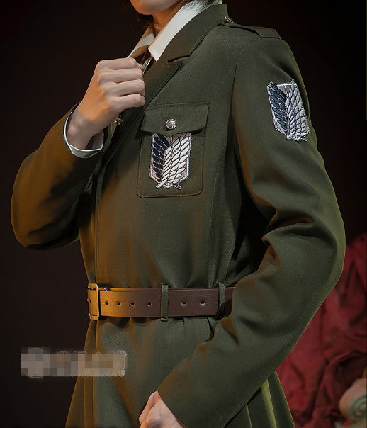 DokiDoki-SR Anime Attack on Titan Cosplay Shingeki no Kyojin Anime Cosplay Levi Costume Survey Corps