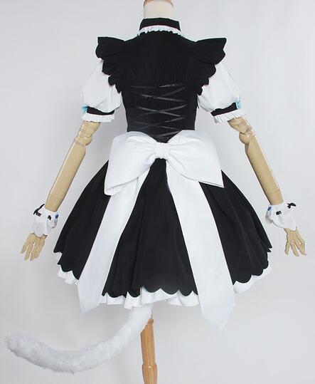 Vanilla Cosplay Costume Maid Dress NEKOPARA Chocola Vanilla OVA Maid Game Uniform Cosplay Cat Neko Girl Women