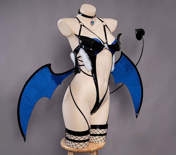NSFW 18+ Genshin Impact Fanart Succubus Ganyu Cosplay Costume Sexy Cos Outfit