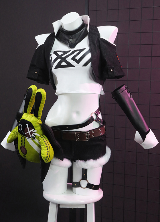 New Game Zenless Zone Zero Nicole Demara Cosplay Costume Full Set Nicole Demara Costume Women Suit Jacket Top Shorts Outfit
