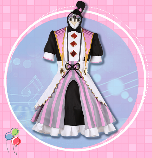 SideM Mizushima Saki Cosplay Costume Carnival Halloween Christmas Party Clothing