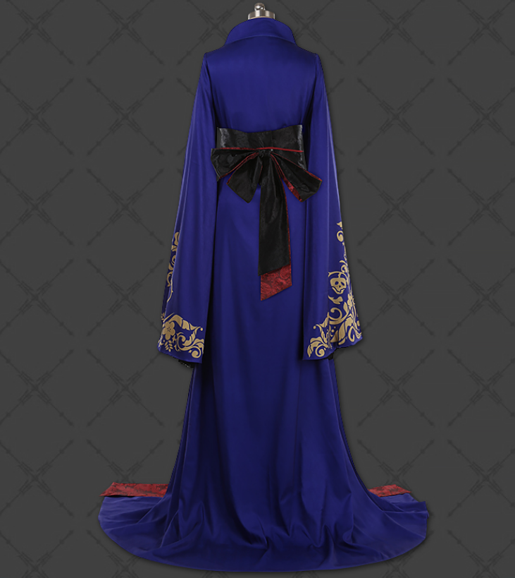 Game Twisted Wonderland Snow Princess Vil Schoenheit Cosplay Costume Adult Traditional Kimono Purple Outfit Custom Made Any Size