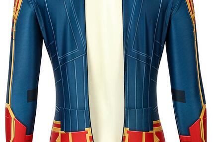 Captain Marvel Carol Danvers Costume Cosplay Bodysuit Movie Cosplay Costume Adult Jumpsuit Halloween Set