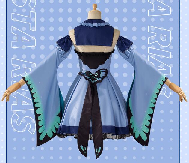 VTuber Hololive Uruha Rushia Outfits Anime Cosplay Costumes Dress Uniform Suit For Women Girl Dresses Set