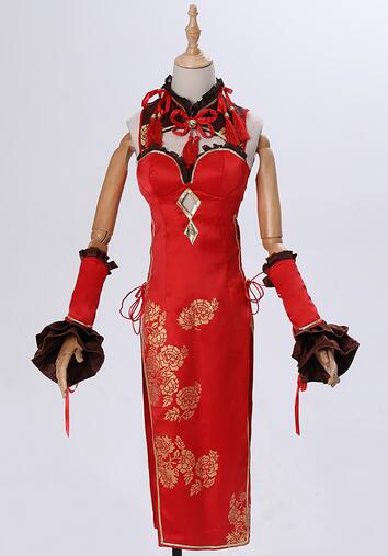 Date A Live Tokisaki Kurumi Cosplay Nightmare Anime Cos Spring Festival Cheongsam Costume Sets