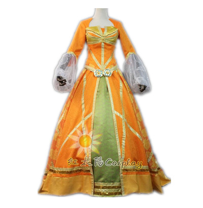 Top Quality New Version Movie Jasmine Princess Orange Cosplay Costume For Adult Women Girl Halloween Party Costume