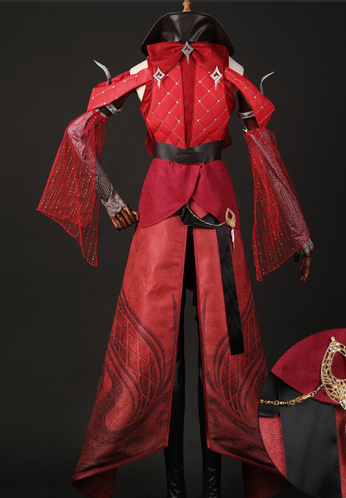 Game Naraka: Bladepoint Ning hongye Cosplay Costume Chinese Ancient Red Dress Women Party Suit Halloween Outfits Custom Made