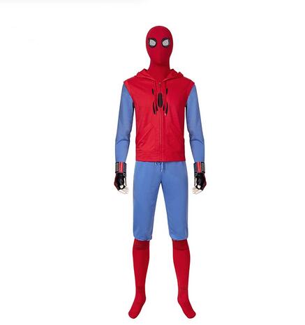 Peter Parker Costume Cosplay Spiderman Movie Spider-Man: Homecoming Cosplay Costume Halloween