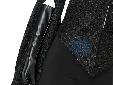 Anime Cruella De Vil Cosplay Costume Windbreaker Outfits Cruella Long Sleeves Black Overcoat Uniform Women Adult Halloween Party